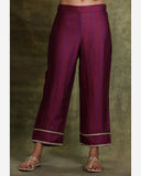 Magenta Cropped Pant