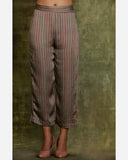 Stripped Multicolour Cropped Pants