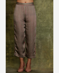 Stripped Multicolour Cropped Pants