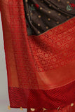 Mahogany Brown Katan Silk Drape