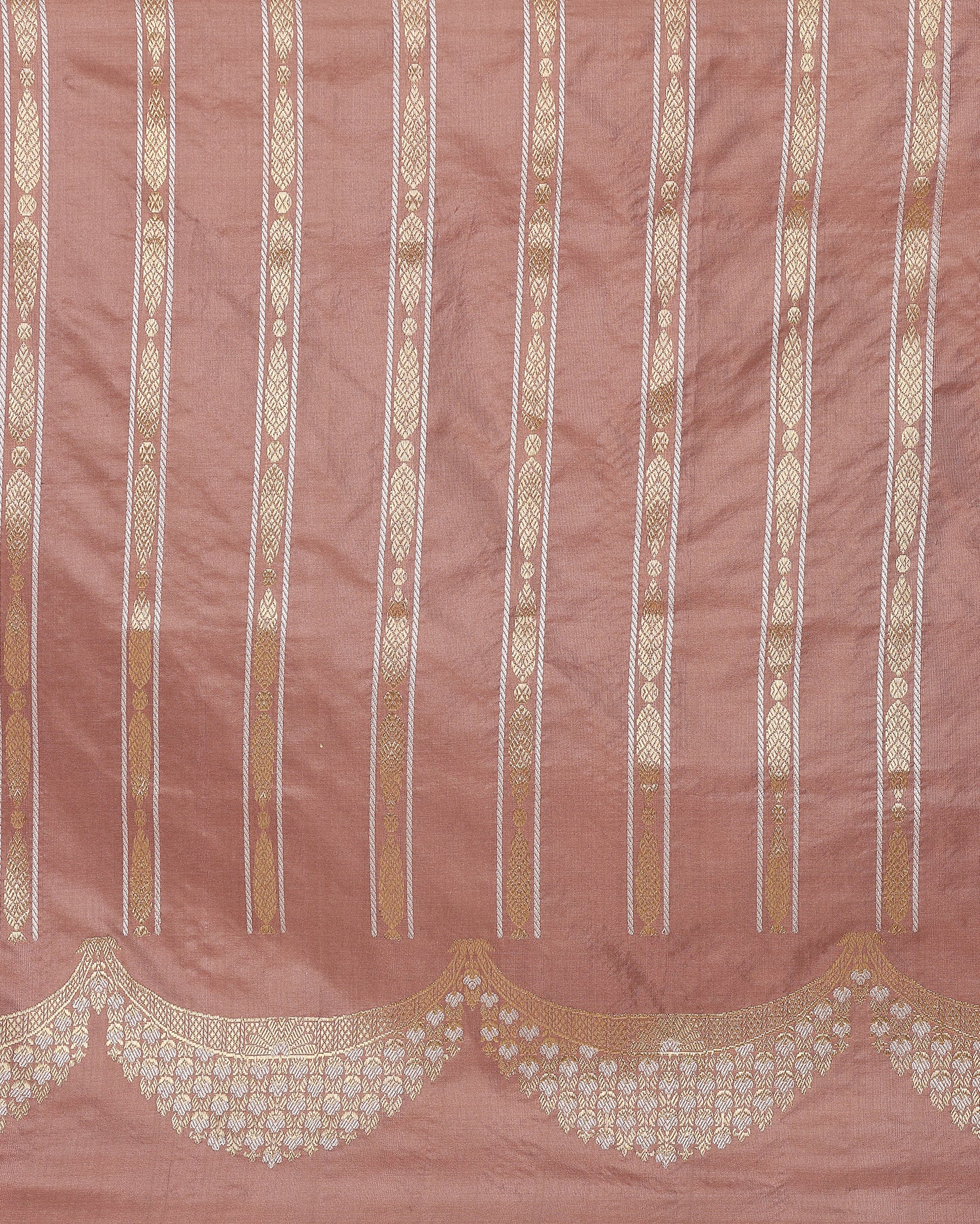 Old Rose Colour Handloom Katan Silk Saree