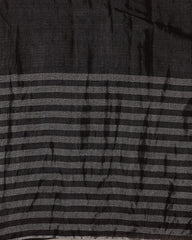 BLACK Zari Stripe Sari
