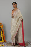 Pure Kora Silk Tissue Banarasi Handloom Saree- Silk Mark Certified