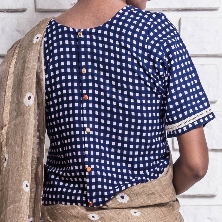 Chequered Blouse