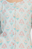 Coral Blue Kurta