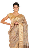 Multicolour Katan Silk Saree - Silk Mark Certified