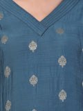 Rozana Blue Grey Kurta